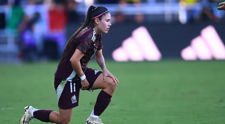 Jackie Ovalle en la derrota de México Femenil ante Colombia