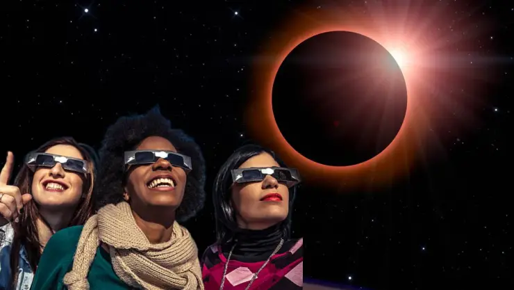 Esta es la RAZÓN por la que se usa ropa roja o verde en el eclipse solar 2024