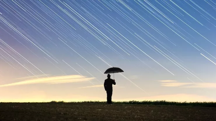 Lluvia de estrellas en Baja California en abril de 2025