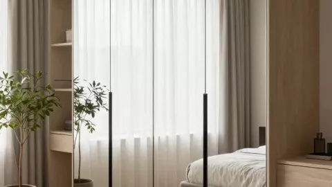 4 ideas para sustituir puertas de clóset por opciones más modernas y económicas