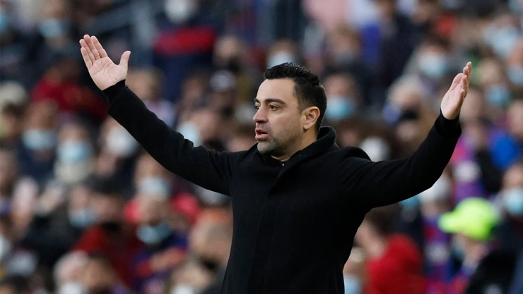 Xavi Hernández, técnico del Barcelona