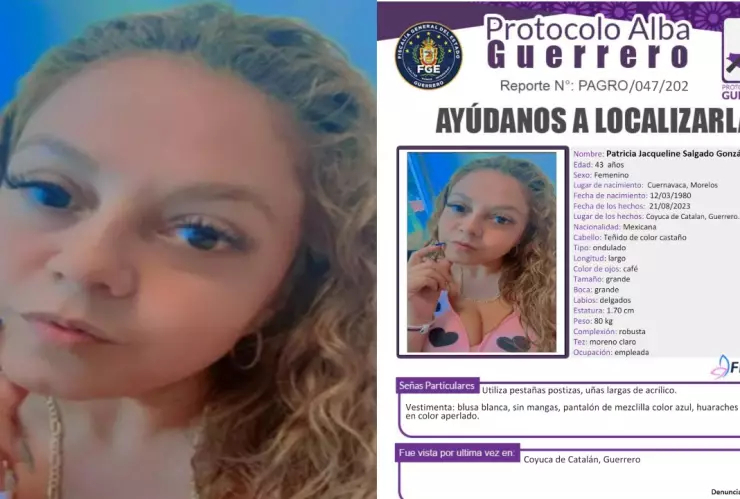 MP de Coyuca de Catalan Guerrero Patricia Jaquelin Salgado secuestrada