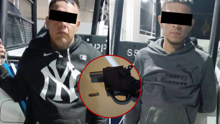 Por portación de arma detienen a dos hombres en León, 12 de abril 2025.png