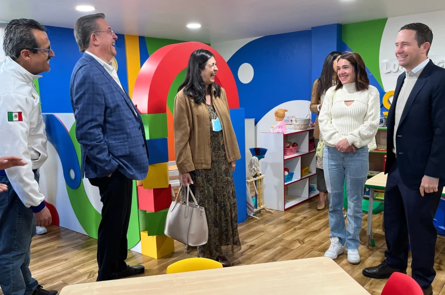 La primera Ludoteca del Juguetón Azteca se inauguró.