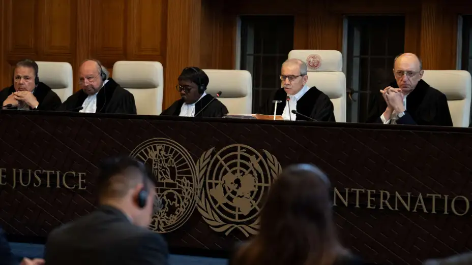 Sesión de la CIJ por un caso de México contra Ecuador.