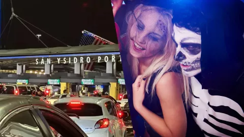 Halloween restricciones en garitas de Tijuana