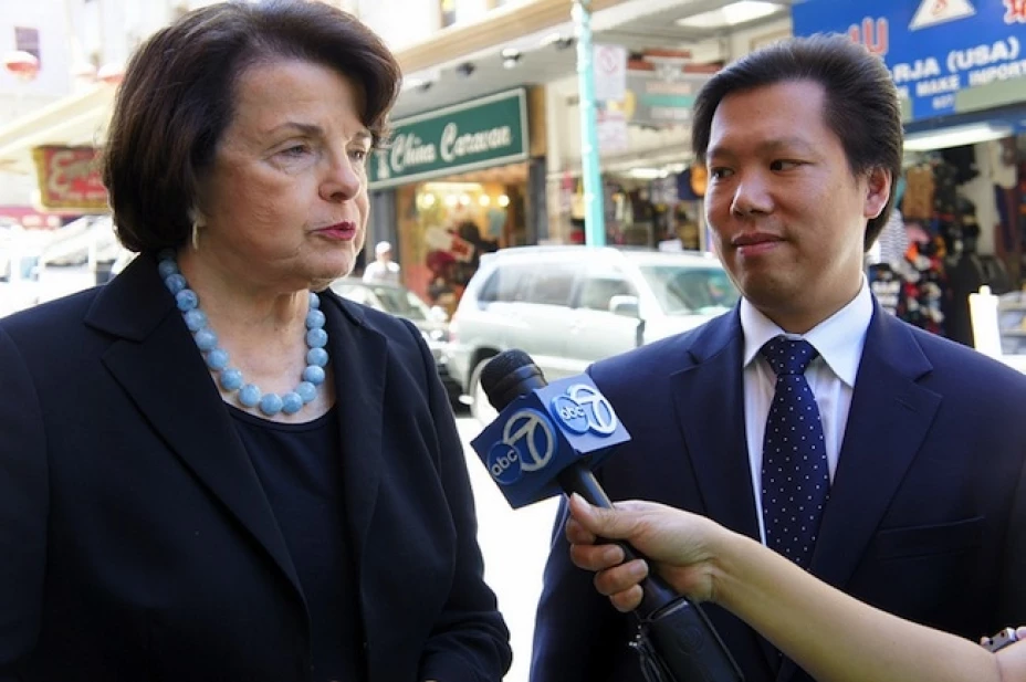 La senadora federal Diane Feinstein