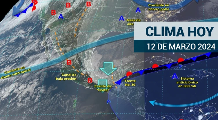 Clima en México hoy 12 de marzo de 2024