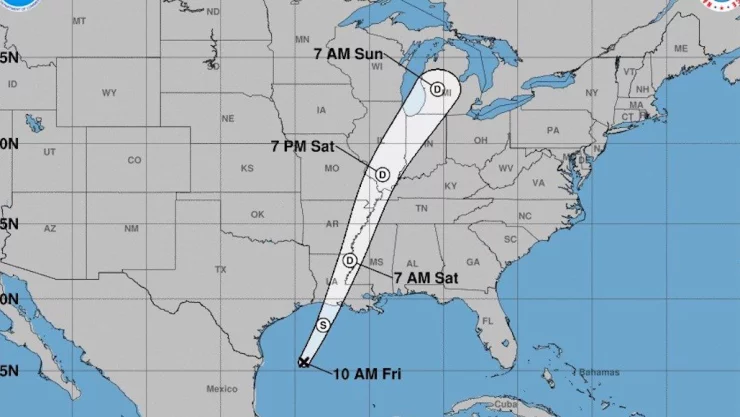Tormenta Olga en Yucatán