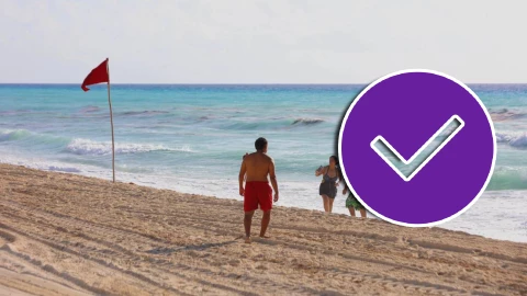 Estas son las playas de Cancún en las que puedes nadar HOY 10 de marzo de 2026.webp
