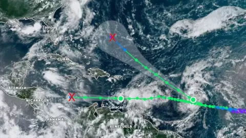 ¿Tormenta tropical Cindy y Bret podrían juntarse en el Caribe