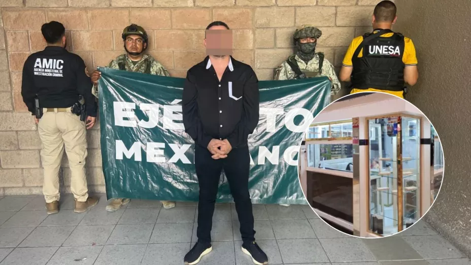 Detienen a presunto asaltante de joyería en La Campiña, Culiacán