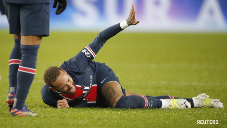 Neymar lesionado