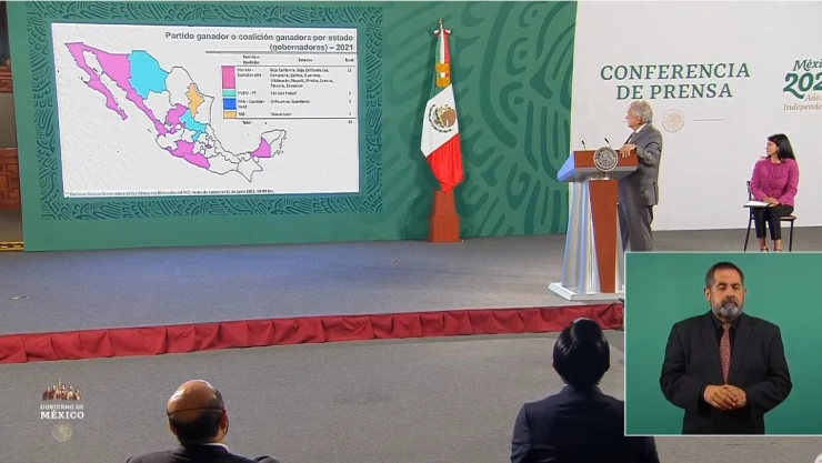 AMLO celebra que no hubo protestas