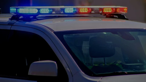 Torreta de patrulla de policía.