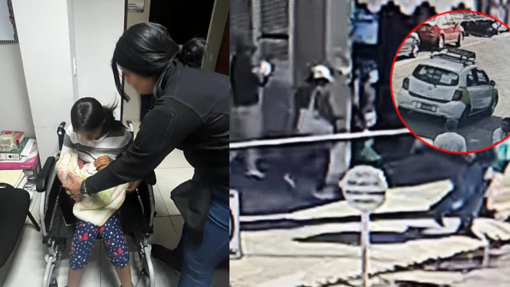 Bebé robada en Cuautla Morelos es localizada tras ser captados por cámaras de seguridad