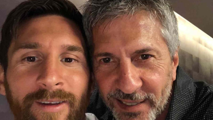 Messi y su papá
