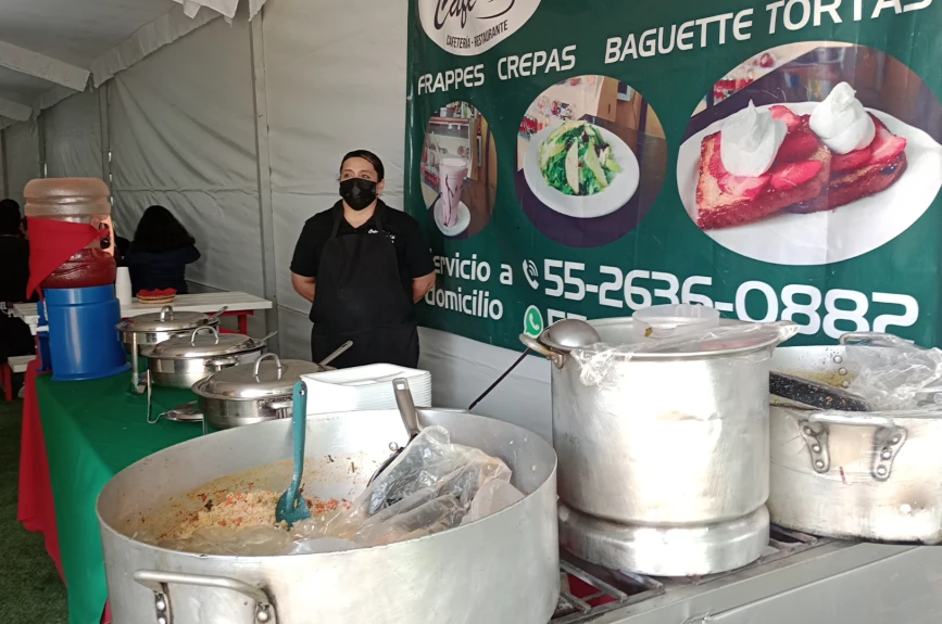 Ricos y deliciosos platillos tuvimos en el centro de acopio