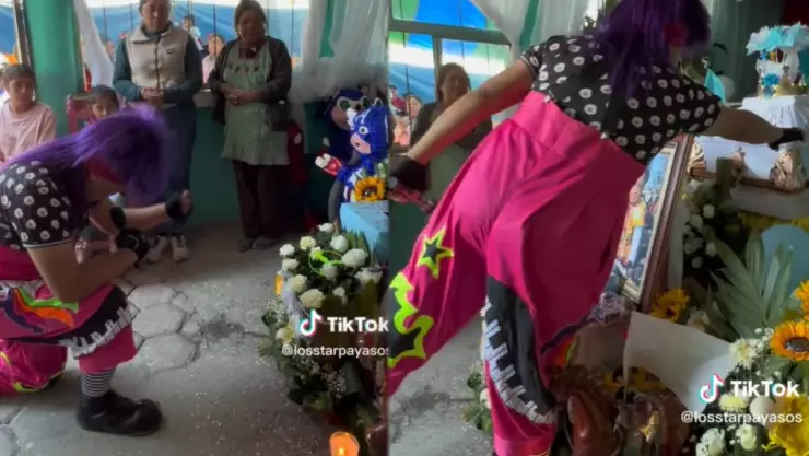 VIDEO Payaso da show en el velorio de un niño “se nos partió el alma”