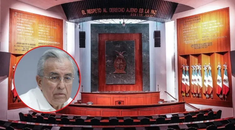 Congreso de Sinaloa sesiona para designar a gobernador interino.