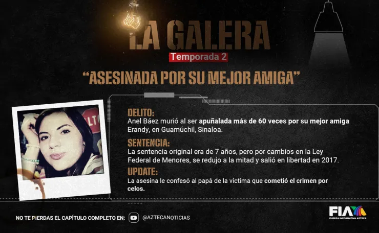 Caso Anel Báez: Asesinada a puñaladas por una supuesta amiga en Sinaloa