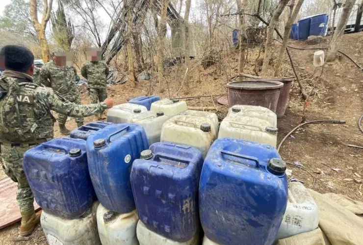 Desmantelan el laboratorio clandestino de drogas más grande de este sexenio en Sonora
