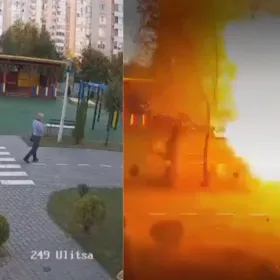 Explosión en kiev
