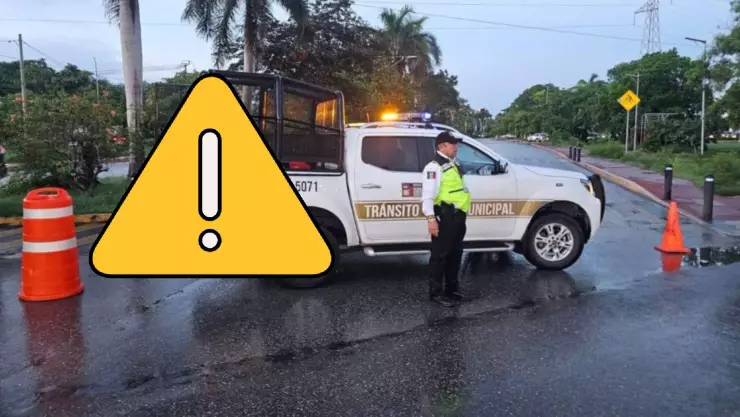 Tráfico HOY: Estos son los cierres viales en Cancún para este martes 14 de octubre