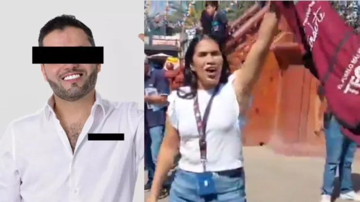 Tras la detención del alcalde Diego “N” en Tequila, trabajadores cortan chalecos guinda