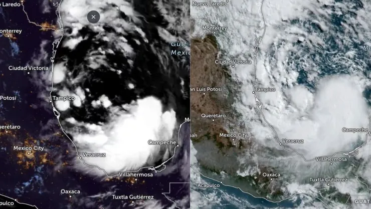 Impactantes imágenes de la tormenta tropical “Alberto” desde el espacio