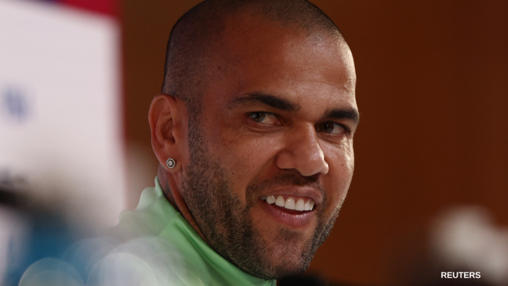 Dani Alves de la selección de Brasil