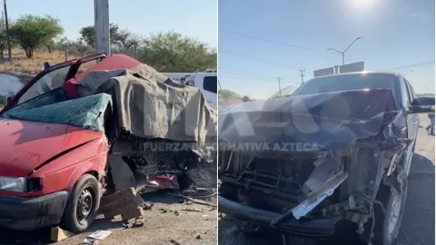 Muere hombre tras brutal accidente en la carretera 70 oriente en Aguascalientes