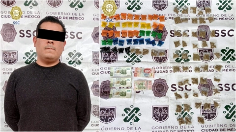 Policías de CDMX detuvieron al presunto ladrón que ofrecía artículos en Facebook en CDMX.