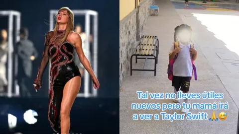 Mujer deja sin útiles escolares a su hija por irse a ver a Taylor Swift