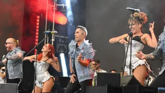 Grupo Cañaveral bailó cantó y causó emoción en todos los fanáticos.