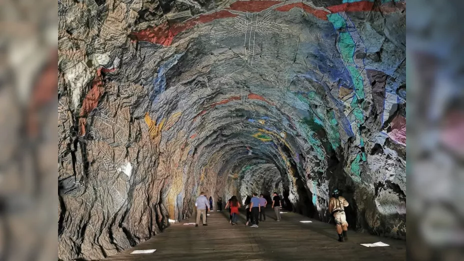 El Principio, mural en la Presa Huites