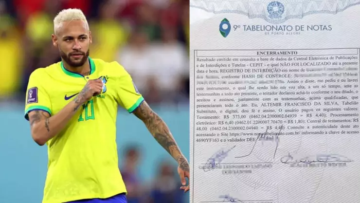 Fanático hace su testamento y le dejó toda su herencia a Neymar