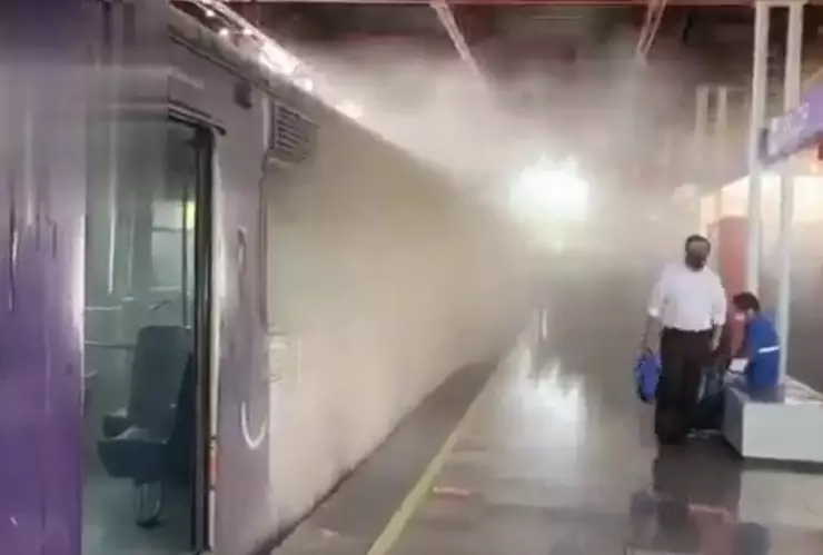 Metro CDMX: Se registra incendio de tren en Tepalcates de la Línea A