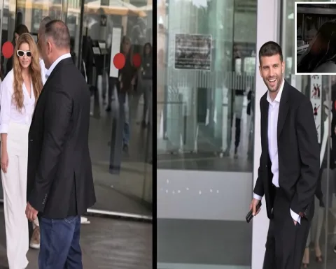 ¡Piqué y Clara Chía, sonrientes y cómplices! Reaparecen juntos tras encuentro judicial con Shakira.jpg