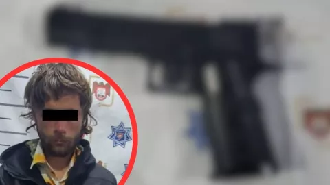 Joven amenazado con arma de utilería en Tijuana; agresor arrestado el 21 de noviembre en colonia Sonora
