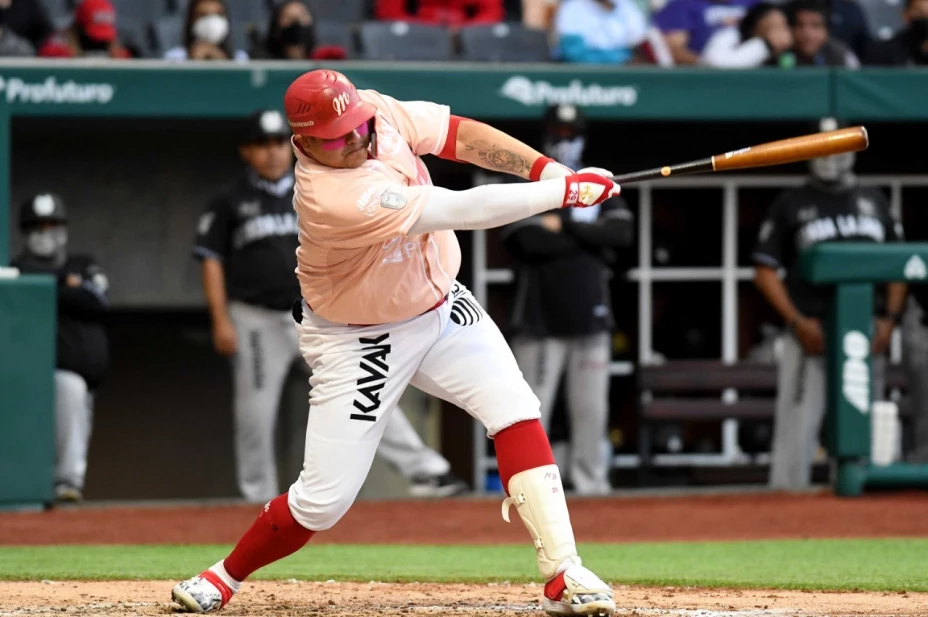 Jugadores de Diablos en la Final de la Liga Mexicana del Pacífico