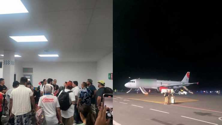 ¡Pánico en Puerto Escondido! Avión se incendia antes del despegue en Oaxaca