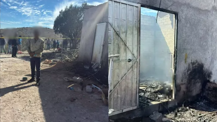 FOTOS: Fuerte explosión de pirotecnia mató a tres estudiantes en Oaxaca; vivienda quedó destruida