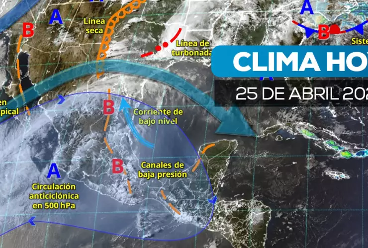 México bajo condiciones extremas de clima: alertan por lluvias, granizo y temperaturas que superan los 40 °C.