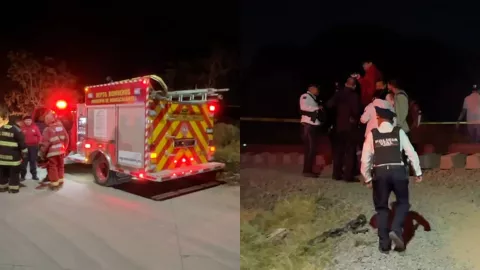 Familia es atropellada por el tren en Villa Sur, Aguascalientes; murió la mamá y tres menores de edad están hospitalizados