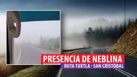 Neblina carretera San Cristóbal