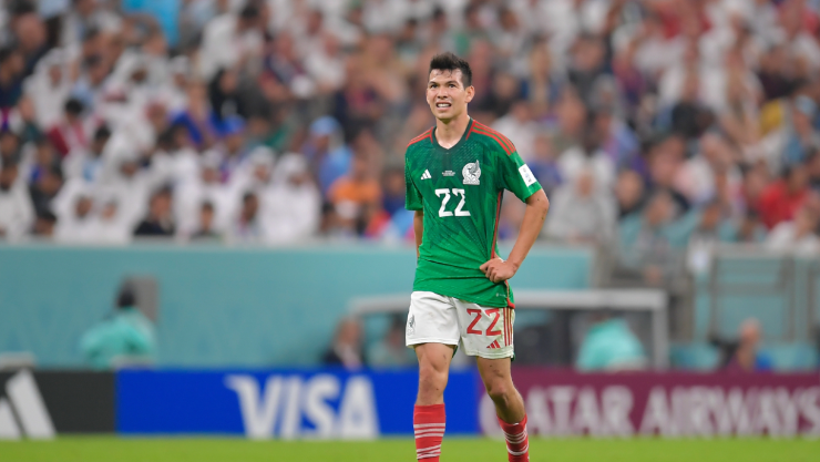 Hirving Lozano, en el Mundial de Qatar 2022