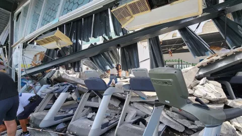 Dos muertos en Colima por el sismo de 7.7 este 19 de septiembre.