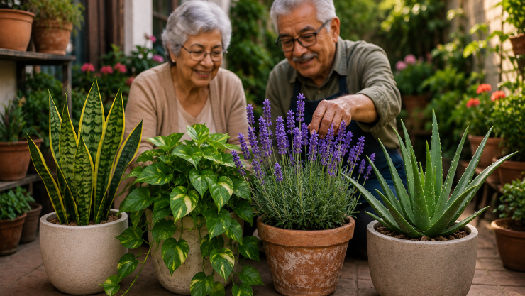 4 plantas ideales para regalar este Día del Abuelo y mejorar el ambiente del hogar