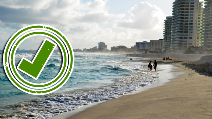 Estas son las playas de Cancún en las que puedes nadar HOY 1 de noviembre de 2025.webp